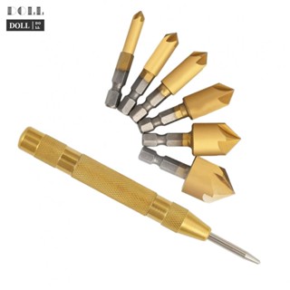 ⭐NEW ⭐Essential Woodworking Set 14 Hex Shank HSS Countersink Drill Bits (7pcs)