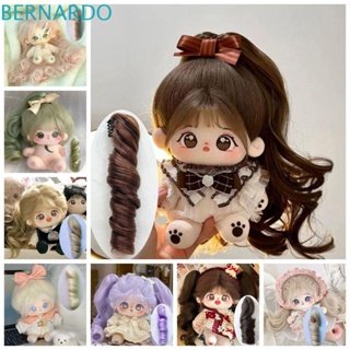 Bernardo BJD SD ตุ๊กตาผมหางม้า ผ้าฝ้าย วิกผมไฟเบอร์เคมี วิกผมยาว 20 ซม.