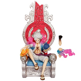 โมเดลฟิกเกอร์ One Piece Nika Luffy Sun God Thrones ของเล่นสําหรับเด็ก ตกแต่งบ้าน เก็บสะสม