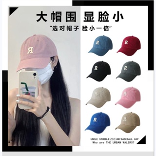 หมวกเบสบอล แบบนิ่ม ป้องกันแดด พิมพ์ลายตัวอักษร สไตล์เกาหลี ฤดูร้อน สําหรับผู้ชาย และผู้หญิง SH1372