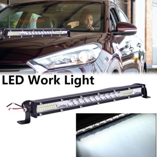 [มงคล] แถบไฟ LED ทํางาน ไฟสปอตไลท์ น้ําท่วม รถยนต์ รถบรรทุก SUV ติดตั้งโคมไฟขับรถ 12V 24V