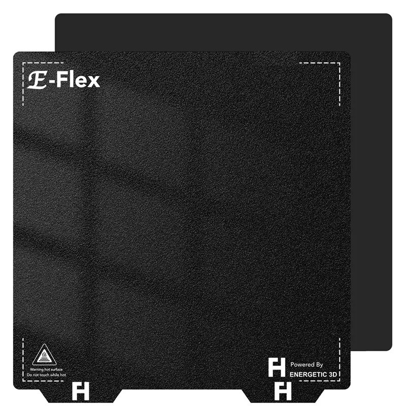 Energetic Flexible Druckplatte 120x120 Mm – Beidseitig PEI-beschichtet Für 3D-Drucker
