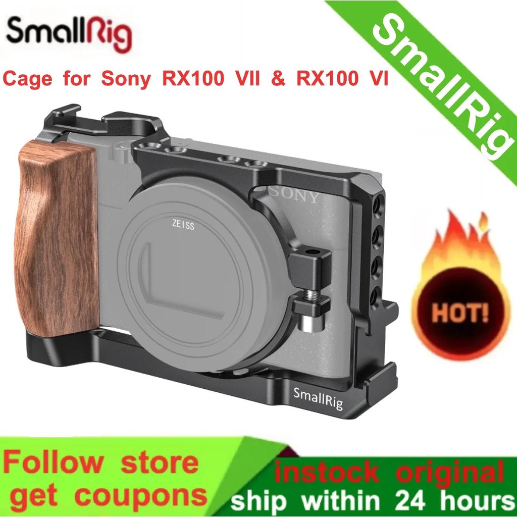 SmallRig กรงสําหรับ Sony RX100 VII & RX100 VI กล้อง Feature W/ไม้ ...