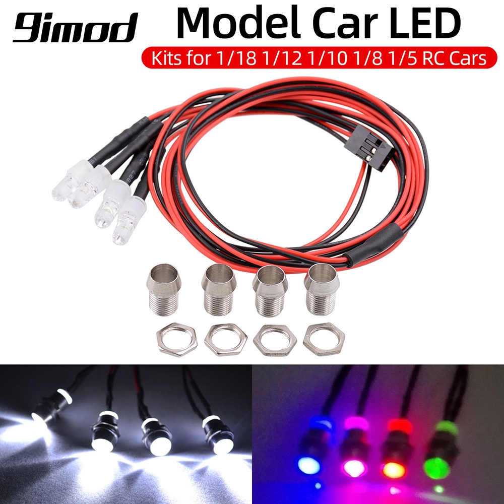 9imod ชุดไฟ LED สําหรับรถบังคับ 1/18 1/12 1/10 1/8 1/5 Traxxas HSP ...