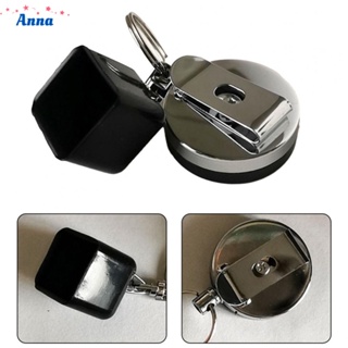 【Anna】Cue Chalk Holder 25*25*23mm Metal + Plastic Retractable Rope Brand New