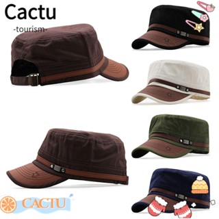 Cactu หมวกทหาร ผ้าฝ้าย ระบายอากาศ สําหรับผู้ชาย