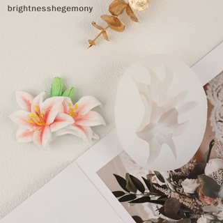 Bgth แม่พิมพ์ซิลิโคน รูปดอกลิลลี่ สําหรับทําเบเกอรี่ ฟองดองท์ DIY