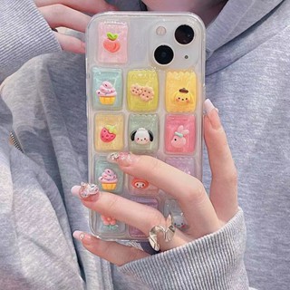 ซานริโอสามมิติ เคสโทรศัพท์ตุ๊กตาสามมิติ เคสโทรศัพท์การ์ตูนน่ารัก compatible for เคสไอโฟน11 เคสไอโฟน 13 เคสไอโฟน 12 เคสไอโฟน 14 promax เคสไอโฟน XR เคสไอโฟน13promax เคสไอโฟน 14