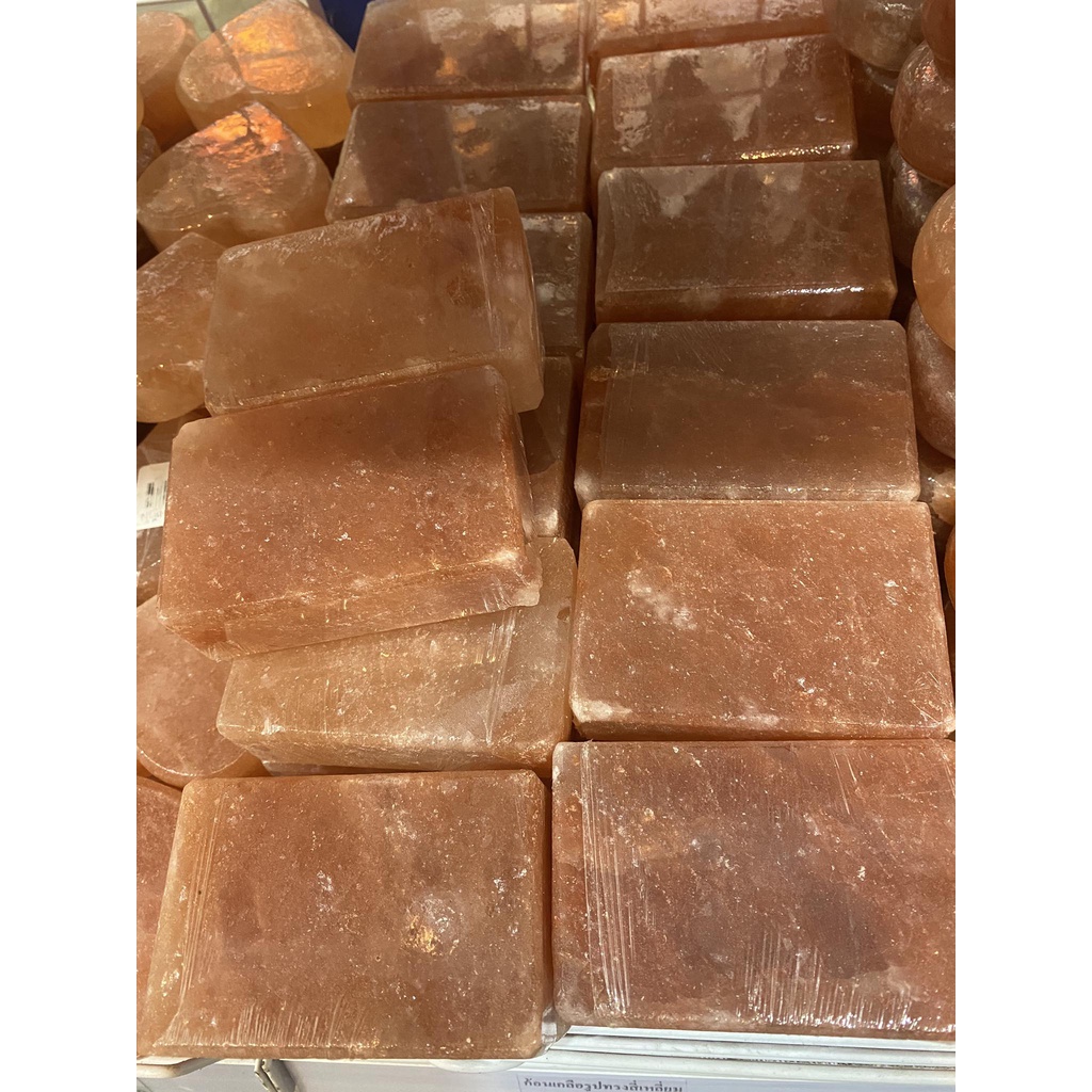 พร้อมส่ง-สบู่หินเกลือ-สบู่-เกลือหิมาลายัน-เกลือชมพูสคับขัดผิว-pink-himalayan-salt-soap