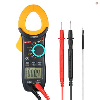 NJTY Digital Clamp Meter 4000 Counts Auto Range Multimeter with NCV Test AC/DC Voltage AC Current Portable Handheld LCD Display