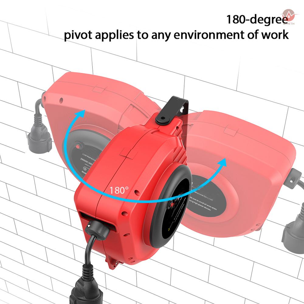 retractable-extension-cord-reel-50ft-4-5-electrical-power-cord-grounded-triple-tap-outlet