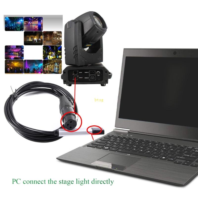 bt-อะแดปเตอร์ควบคุมไฟเวที-usb-dmx512-led