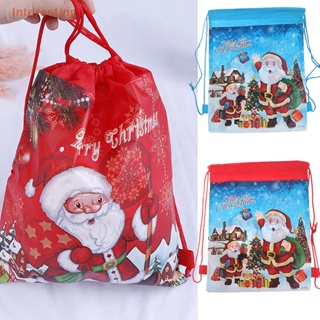 [Interesting] กระเป๋าเป้สะพายหลัง หูรูด ลายซานตาคลอส ของขวัญคริสต์มาส
