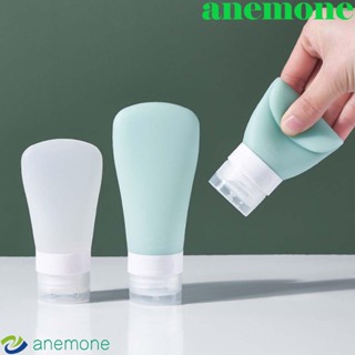 Anemone ขวดบีบ ซิลิโคน สีพื้น เติมได้ สําหรับเดินทาง