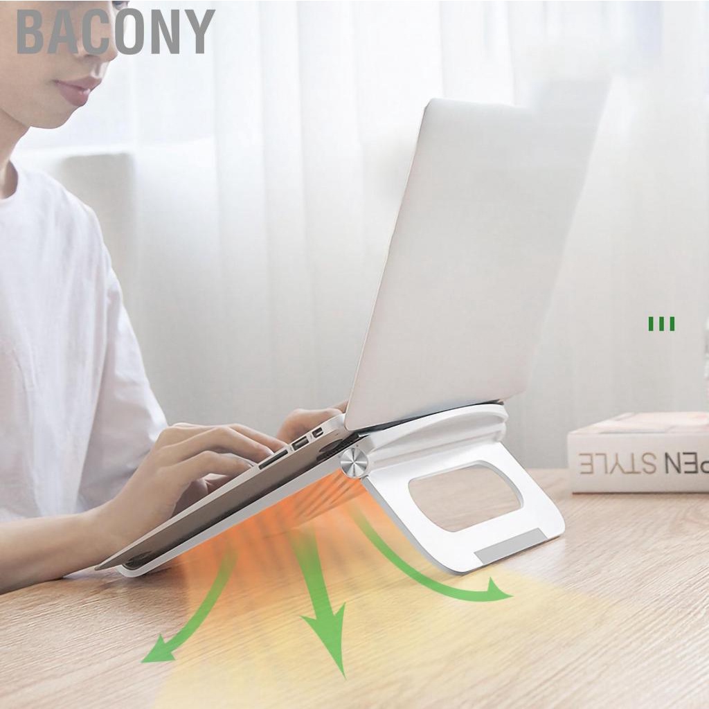 bacony-folding-stand-for-tablet-ergonomic-base-hollow-cooling-non-slip-portable-notebook-desk-holder