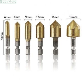 【Big Discounts】Durable 5 Flute HSS Countersink Drill Bit Set for Woodworking and Cabinet Making#BBHOOD