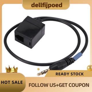 【dellfijpoed】อะแดปเตอร์แปลงสายเคเบิ้ล แจ็คตัวผู้ 3.5 มม. เป็น RJ9 4P4C ตัวเมีย คุณภาพสูง สําหรับโทรศัพท์ Cisco