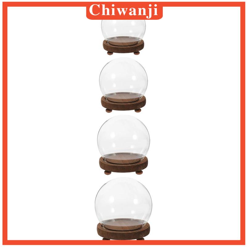 chiwanji-กล่องแก้วใส-ฐานไม้เปล่า-สําหรับตกแต่งบ้าน-ห้องนั่งเล่น