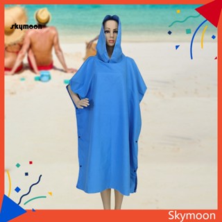 Skym* เสื้อคลุม ผ้าขนหนู ขนนิ่มมาก ยาวพิเศษ แห้งเร็ว สําหรับชายหาด สระว่ายน้ํา เล่นเซิร์ฟ เอเชียตะวันออกเฉียงใต้