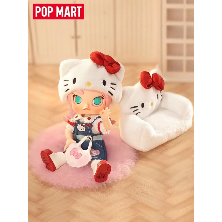 P POPMART POPMART MOLLY x Hello Kitty ฟิกเกอร์แอกชัน การ์ตูนน่ารัก