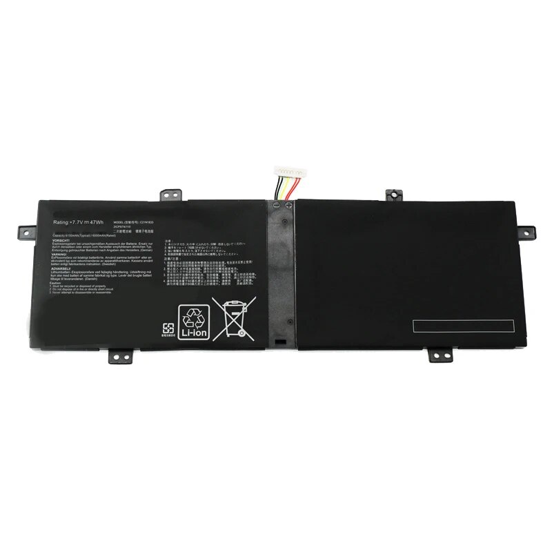 Batteria C21N1833 Per ASUS ZenBook 14 UM431DA UX431FA UX431DA UX431FL UX431FN – 47Wh 7.7V