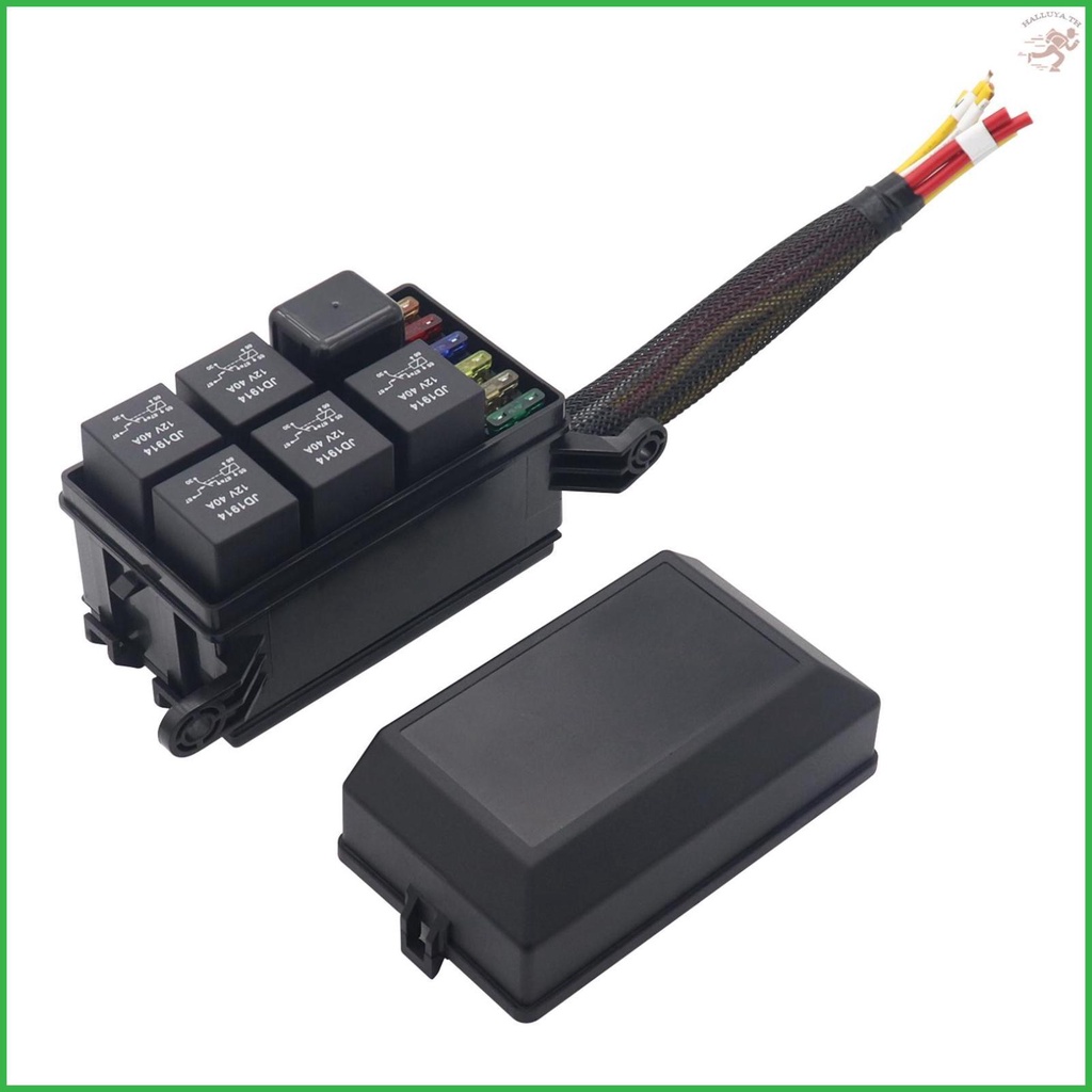 Convenient Fuse and Relay Box 12V Fuse Box with 40A JD1914 Relays and