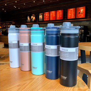 TYESO สูญญากาศฉนวนแก้วสแตนเลสขวดกีฬาที่มีการจัดการ530ML | 750ML