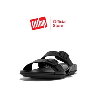 FITFLOP GRACIE RUBBER-BUCKLE รองเท้าแตะผู้หญิง รุ่น FV1-090 สี BLACK