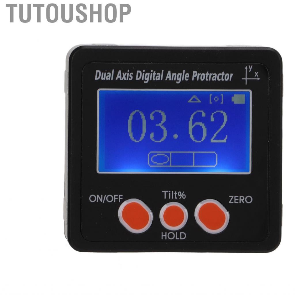 Tutoushop Inclinometer Magnetic Level Angle Gauge Dual Axes Digitial ...