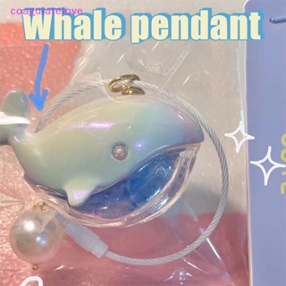 Coagulatelove พวงกุญแจเรซิ่น จี้รูปปลาวาฬน่ารัก ขนาดเล็ก สีฟ้า สําหรับกระเป๋านักเรียน โทรศัพท์มือถือ กระเป๋าสตางค์ [ขายดี]