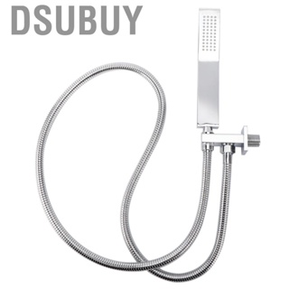 Dsubuy Thread G1/2 Wall Mount Copper Hand‑Held Shower Head Set with Hose Bracket Household Bathroom Toilet Accessory