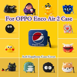 【คุณภาพสูง】เคสหูฟัง แบบนิ่ม ลายการ์ตูน สําหรับ OPPO Enco Air 2 OPPO Enco Air 2