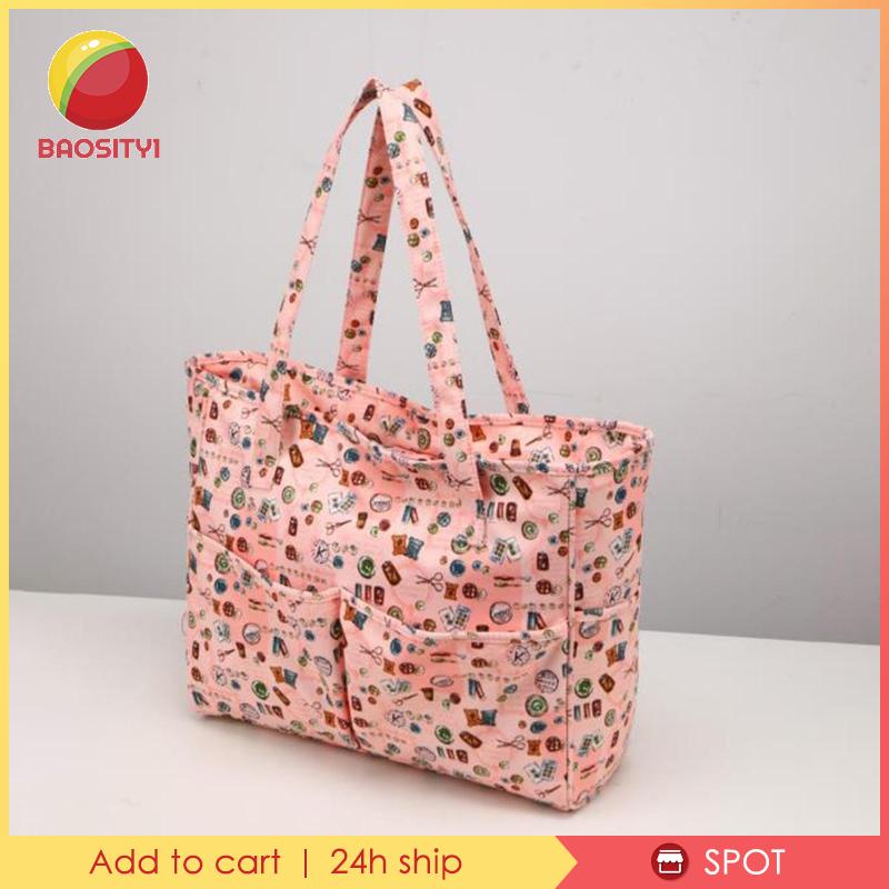 baosity1-กระเป๋าถักนิตติ้ง-ทรงโท้ท-ทนทาน-สําหรับเดินทาง-ใช้ในครัวเรือน