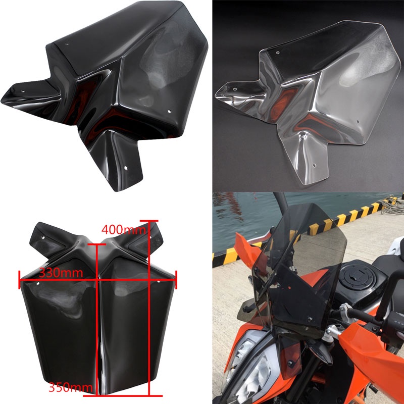 ขายดี-กระจกหน้ารถยนต์-เพิ่มความสูง-สําหรับ-ktm-duke125-duke390-17-18