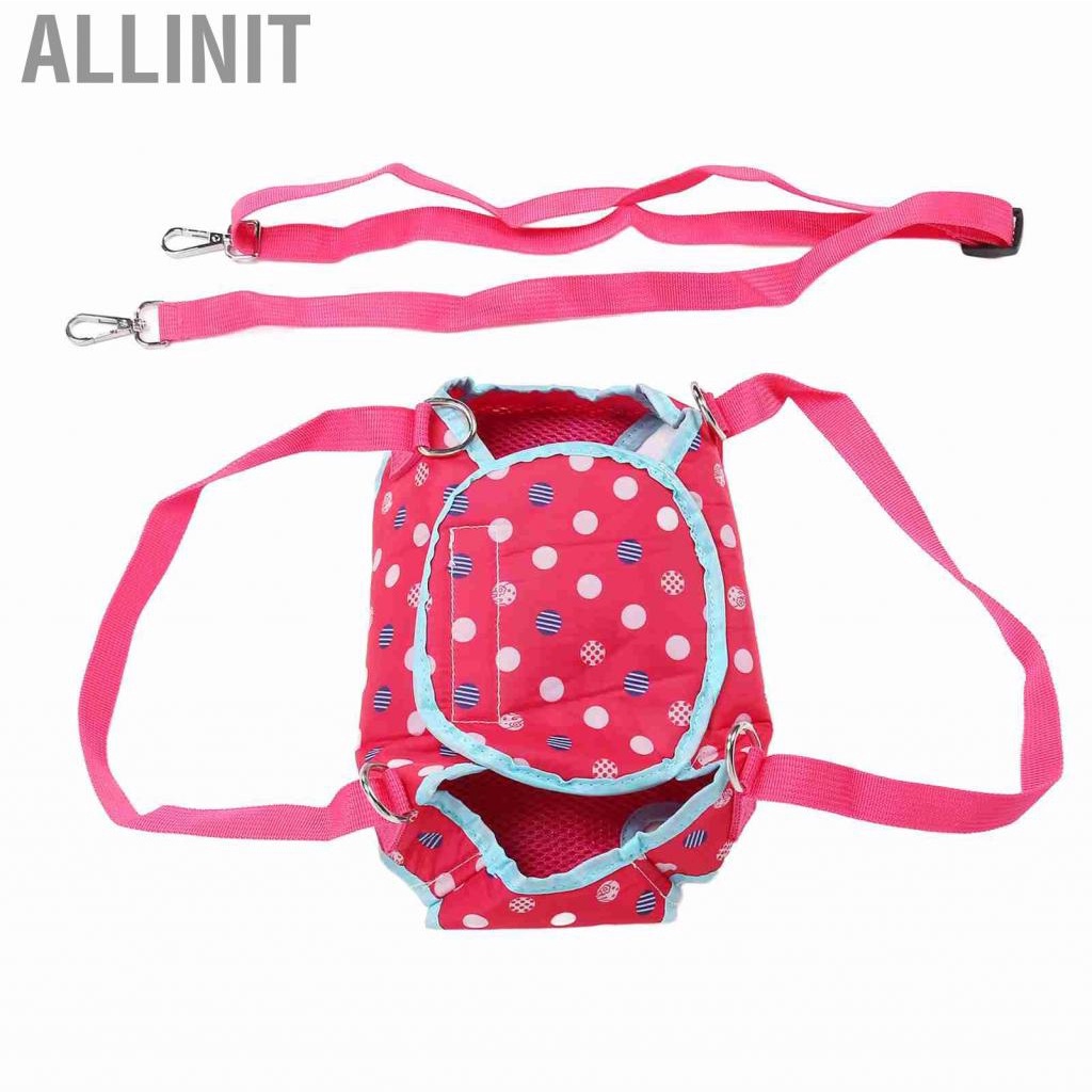 allinit-dog-support-harness-single-shoulder-portable-breathable-pet-lift-for-outdoor-rose-color