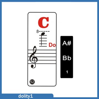 [Dolity1] สติกเกอร์ติดคีย์บอร์ดเปียโน ใช้ซ้ําได้ สําหรับ 88 61 54 49 37 คีย์