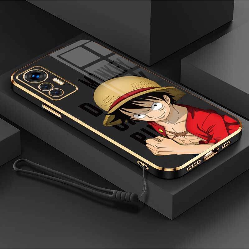 เคสโทรศัพท์มือถือ-ซิลิโคนนิ่ม-กันรอยกล้อง-ลายการ์ตูนลูฟี่-onepiece-หรูหรา-พร้อมสายคล้อง-สําหรับ-xiaomi-12-lite