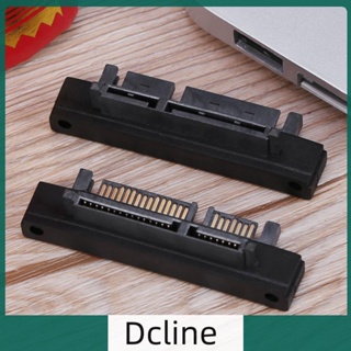 [Dcline.th] อะแดปเตอร์การ์ด SATA ตัวผู้ เป็นตัวเมีย 7+15Pin 90 องศา สําหรับ SATA HDD SSD