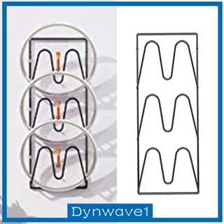 [Dynwave1] ชั้นวางฝาหม้อ แบบโลหะ สําหรับประตูตู้