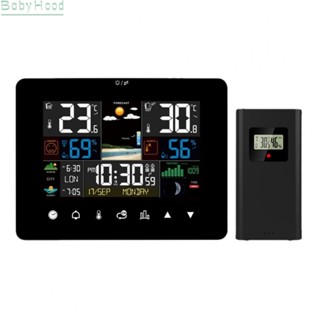 【Big Discounts】Weather Station 1.2A 5V ABS Black High Quality For Product Temperature#BBHOOD