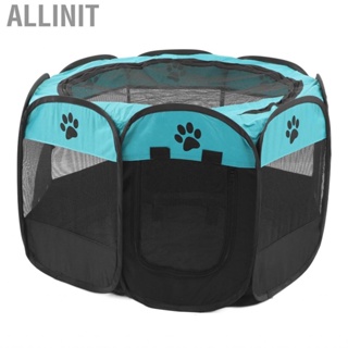 Allinit Pet Playpen  Oxford Cloth  Easy To Use Foldable Dog Kennel for Travel Dogs