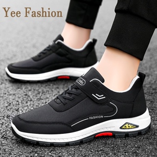 YEE Fashion รองเท้าผ้าใบผู้ชาย รองเท้าลำลองผู้ชาย  ท้าผ้าใบแฟชั่น สไตล์เกาหลี กีฬากลางแจ้ง ทำงาน ท้าลำลอง XYD2390VS2 37Z230913