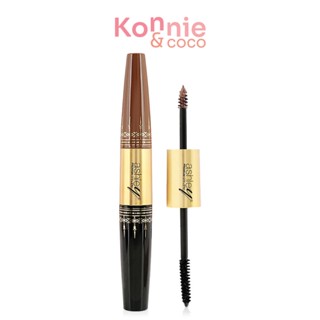 Ashley Double Head Mascara 12g มาสคาร่าคิ้วเเละมาสคาร่าตาในเเท่งเดียว.