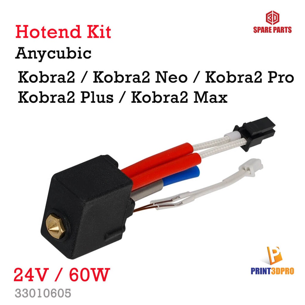 Kit Hotend Per Stampanti Anycubic Kobra 2/Neo/Pro/Plus/Max/Kobra S1/S1 Combo/Kobra 3, Nuovo