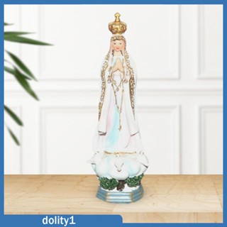 [Dolity1] ฟิกเกอร์เรซิ่น รูปปั้นแม่แมรี่ สําหรับตกแต่งบ้าน