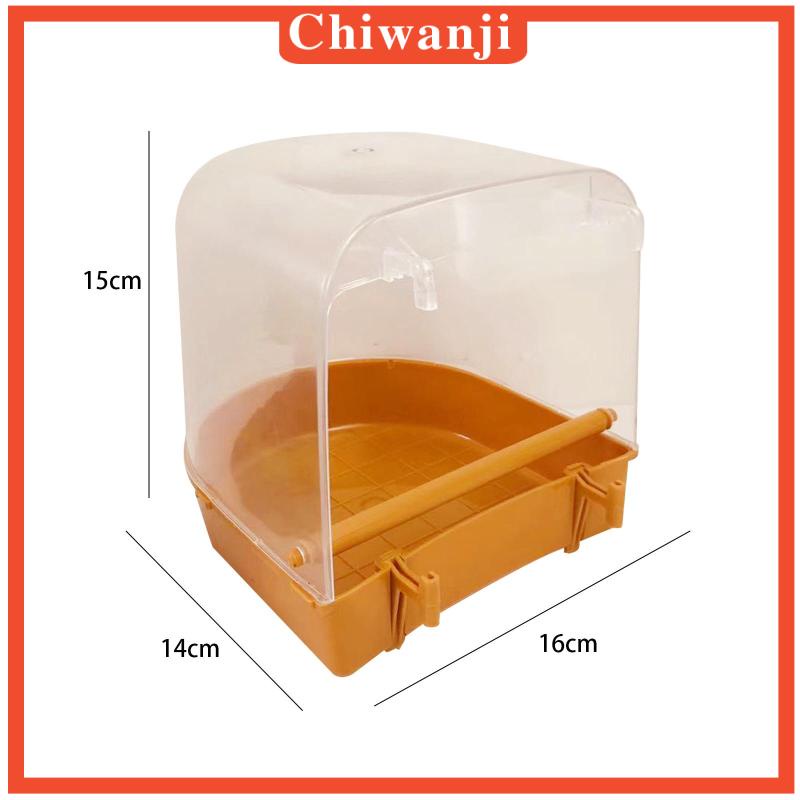chiwanji-อ่างอาบน้ํานกแก้ว-แบบใส-อุปกรณ์เสริม-สําหรับกรงนกแก้ว