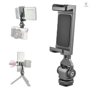 Veledge Aluminum Alloy Phone Holder Clamp Tripod Mount for Vlog Selfie Live Streaming