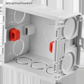 [attractivefinewell] กล่องติดตั้งภายใน สําหรับสวิตช์ 86 แบบ และซ็อกเก็ตสายไฟ TIV