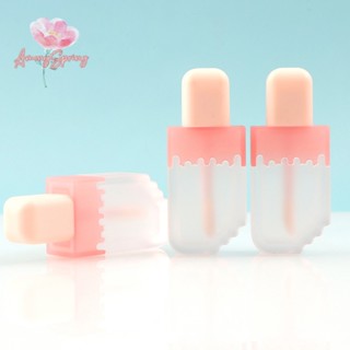 Amongspring&gt; ขวดเปล่า สําหรับใส่ลิปกลอส ไอศกรีม ลิปบาล์ม 5 มล. DIY