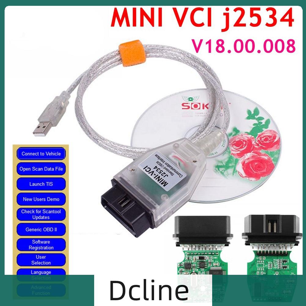 dcline-th-เครื่องสแกนเนอร์รถยนต์-mini-vci-j2534-รองรับหลายภาษา-สําหรับ-toyota-tis